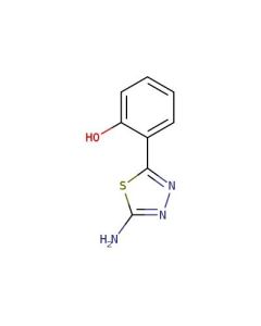 Astatech 2-(5-AMINO-1,3,4-THIADIAZOL-2-YL)-PHENOL, 94.00% Purity, 0.25G